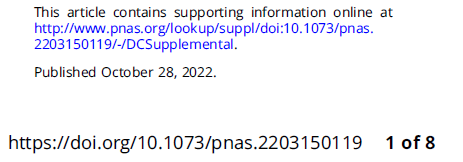 Screenshot of an article where they mention that there are supplemental materials available on a link that is broken.